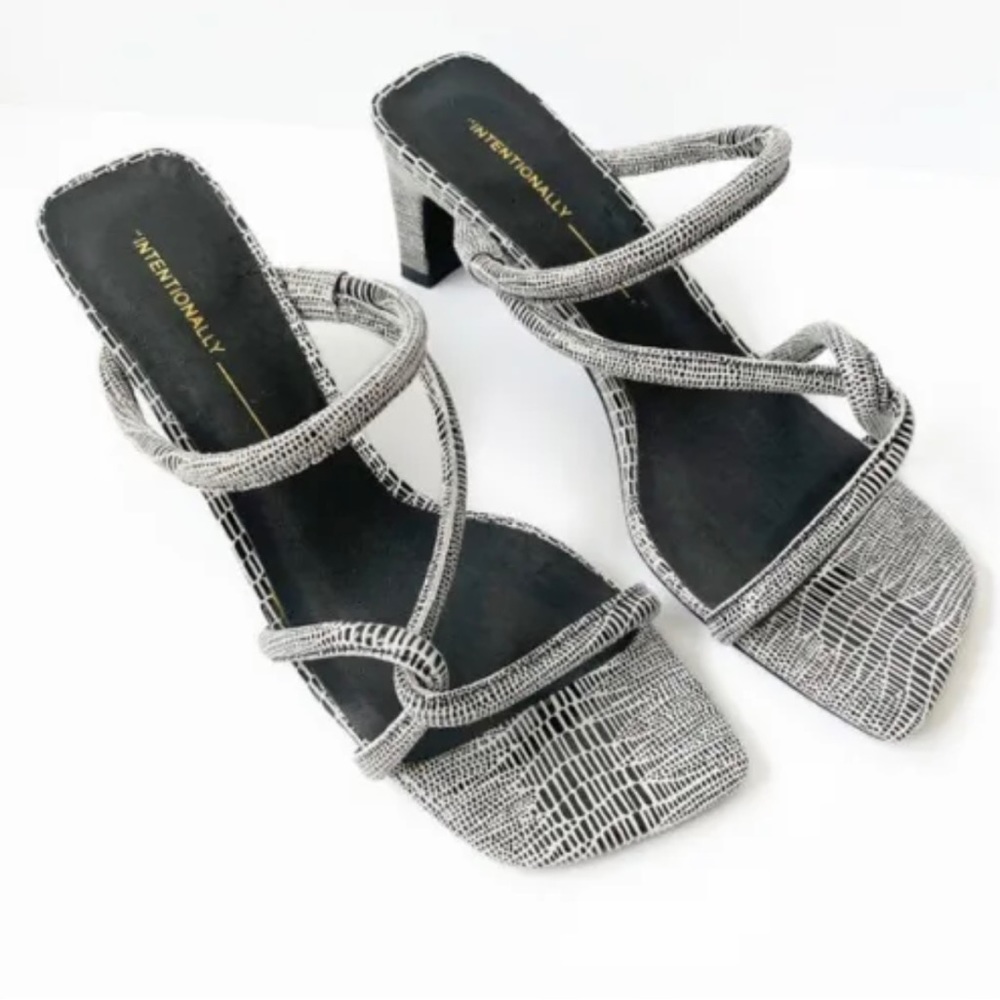 Intentionally Blank heeled sandals — Brand New!